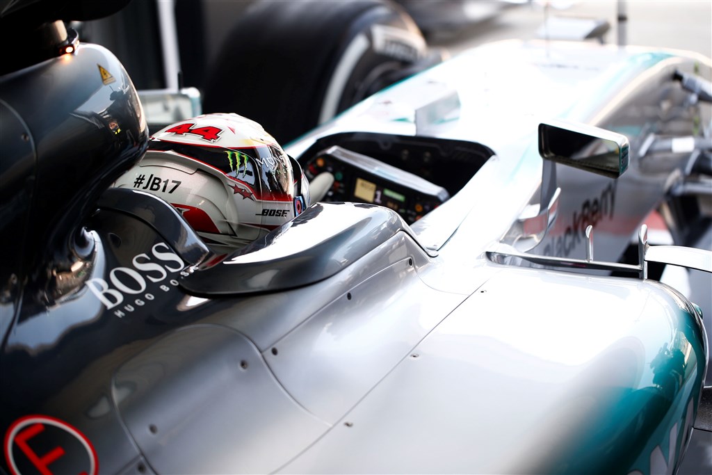 Hamilton; en vane-vinder
(Foto: Daimler)